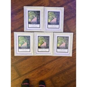 New Lot of 5 Special Moments 5x7 Whitewashed Farmhouse Photo Frames Glass